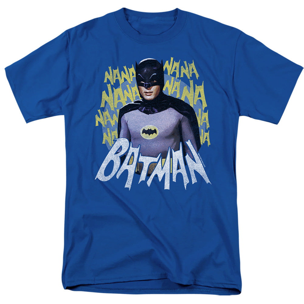 Batman Classic Tv Theme Song Mens T Shirt Royal Officially Licensed