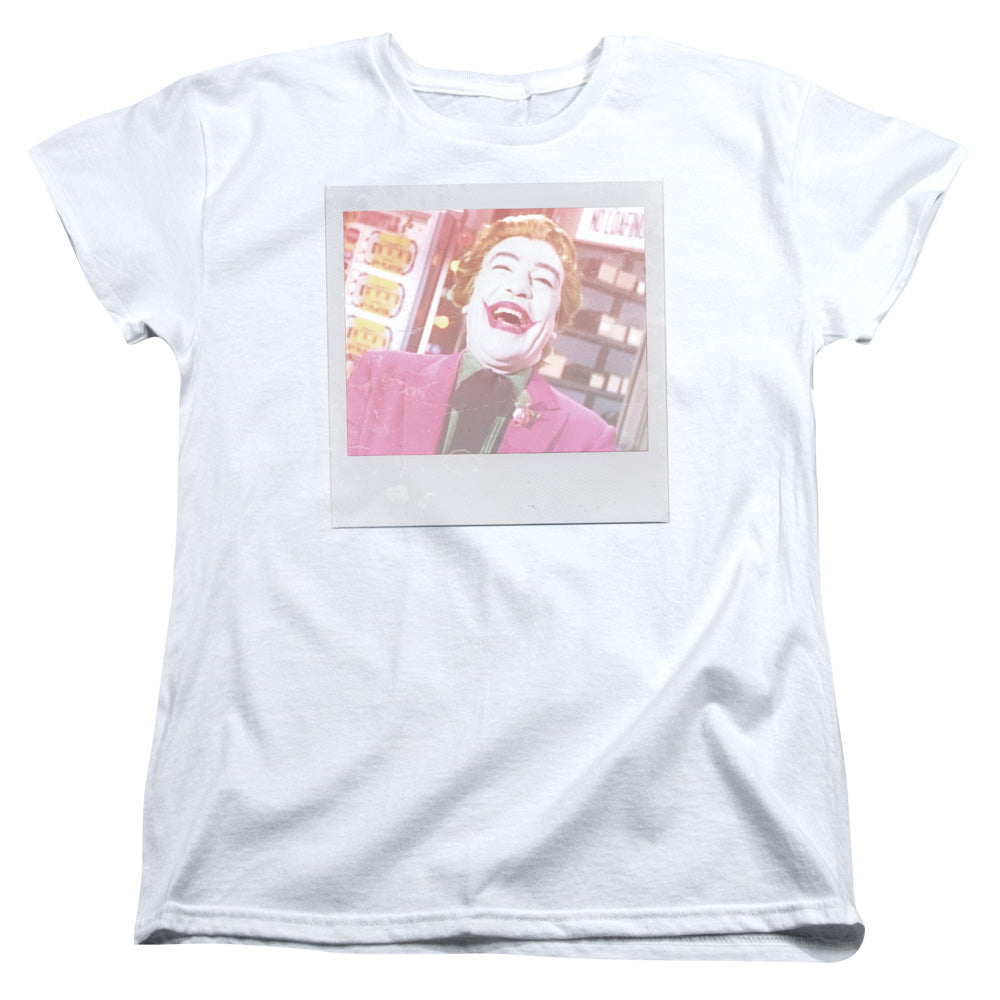 Batman Classic Tv Captured Womens T Shirt White Officially Licensed