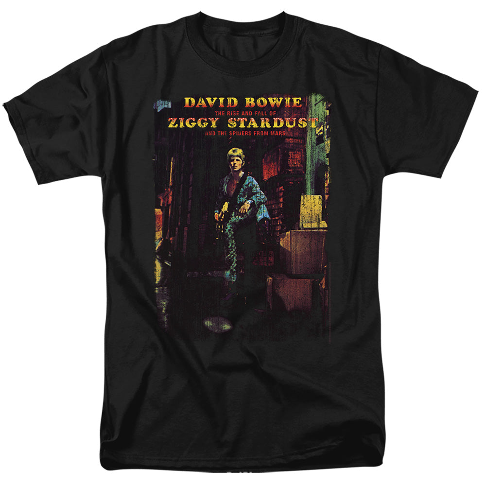 David Bowie Ziggy Stardust Album Mens T Shirt Black Officially Licensed