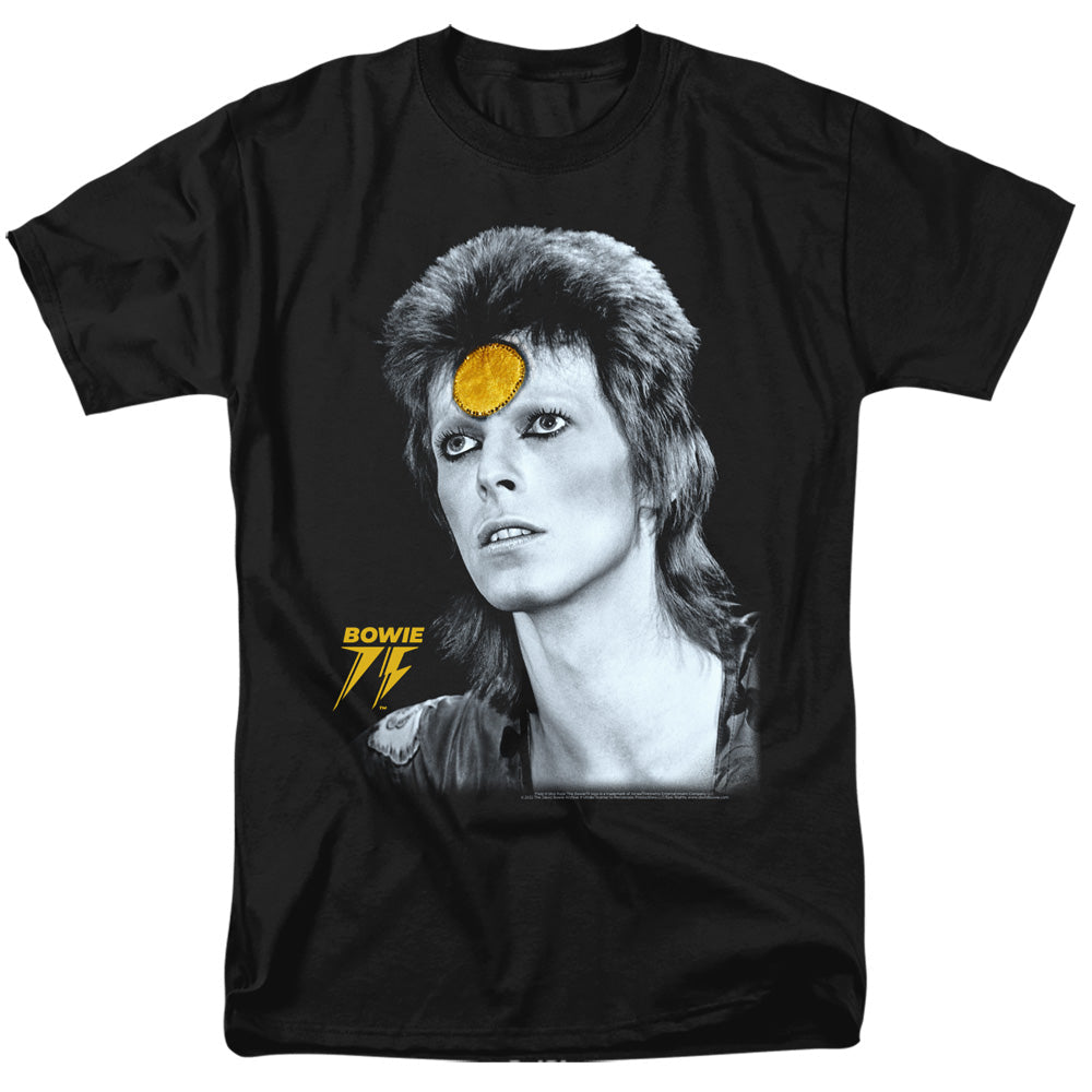 David Bowie Golden Bowie Mens T Shirt Black Officially Licensed