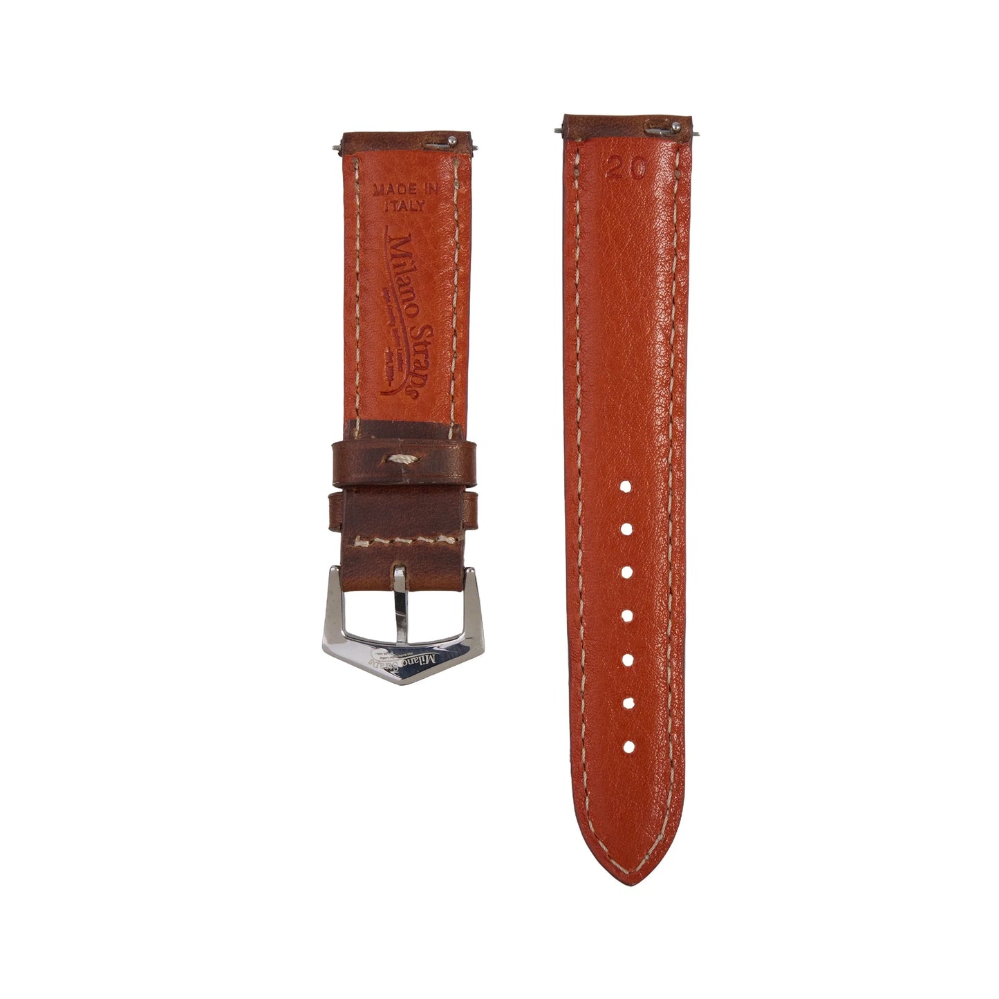 Tuscan Vintage Brown Premium Leather Watch Strap
