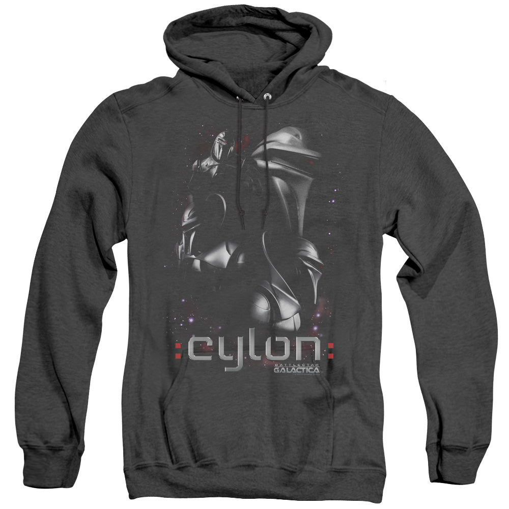 Batlestar GalACtica Centurions Heather Mens Hoodie Black Officially Licensed