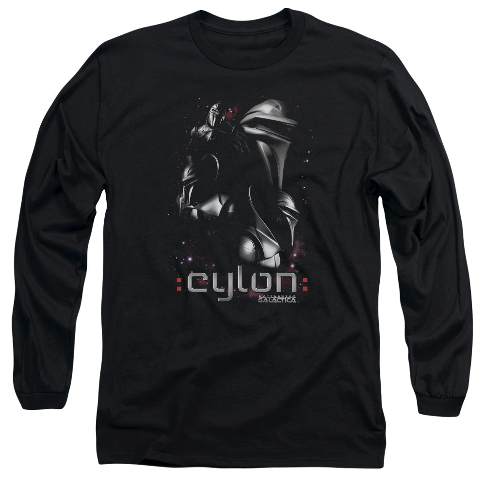 Batlestar GalACtica Centurions Mens Long Sleeve Shirt Black Officially Licensed