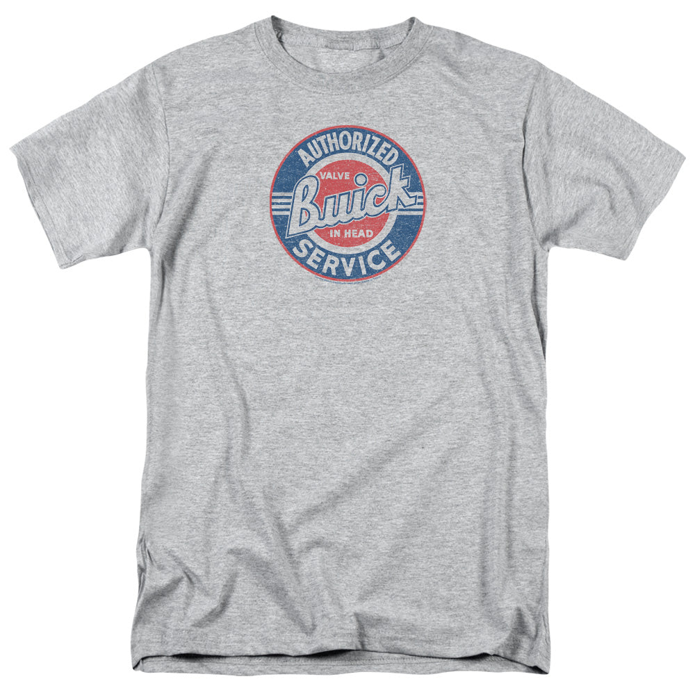 Buick Authorized Service Mens T Shirt Athletic Heather Officially Licensed
