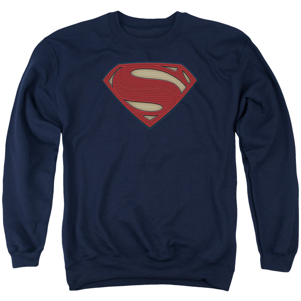 Batman V Superman Super Movie Logo Mens Crewneck Sweatshirt Navy Officially Licensed