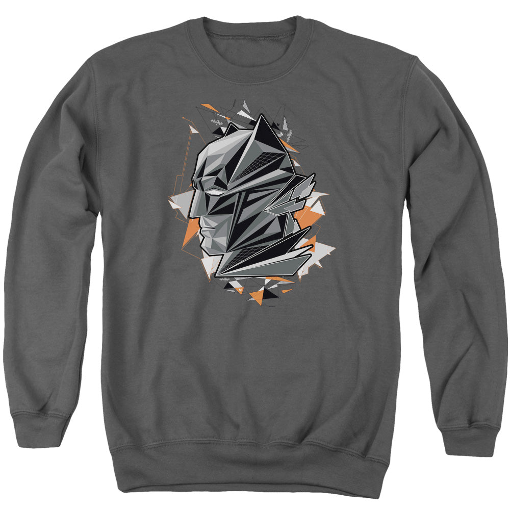 Batman V Superman Bat Head Tech Mens Crewneck Sweatshirt Charcoal Officially Licensed