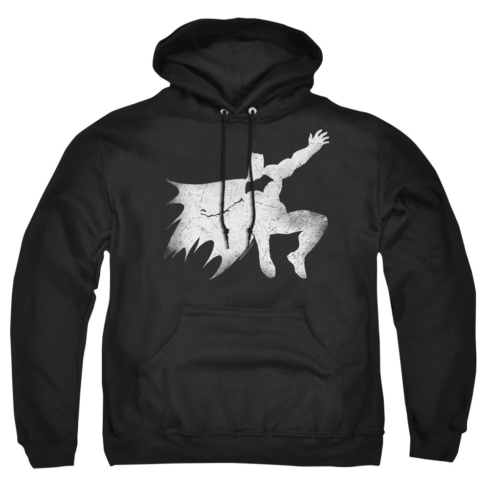 Batman V Superman Knight Silhouette Mens Hoodie Black Officially Licensed