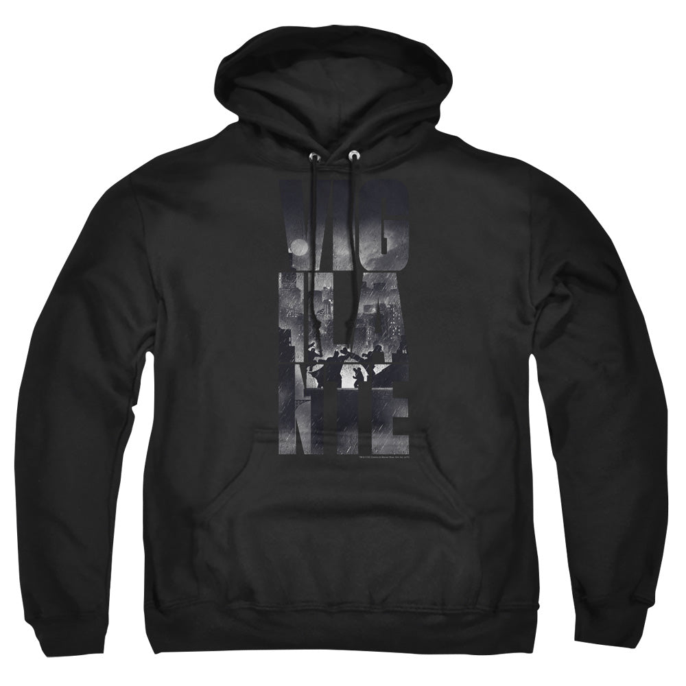 Batman V Superman Rainy Viglante Mens Hoodie Black Officially Licensed