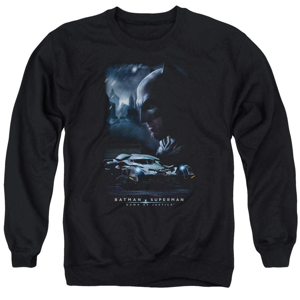 Batman V Superman Gotham Knight Mens Crewneck Sweatshirt Black Officially Licensed