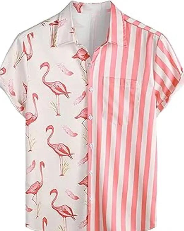 Bachelor in Paradise Jesse Palmer Striped Flamingo Pajamas