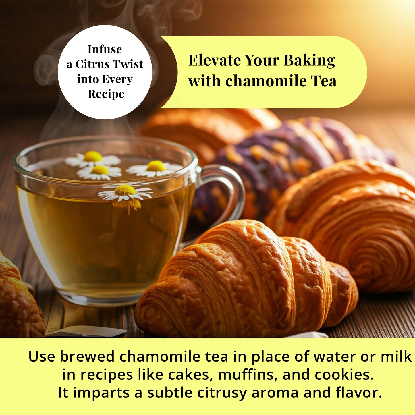 Akshit 75 Chamomile Tea Bags, Te de Manzanilla, - Pure Manzanilla Flowers, Caffeine Free