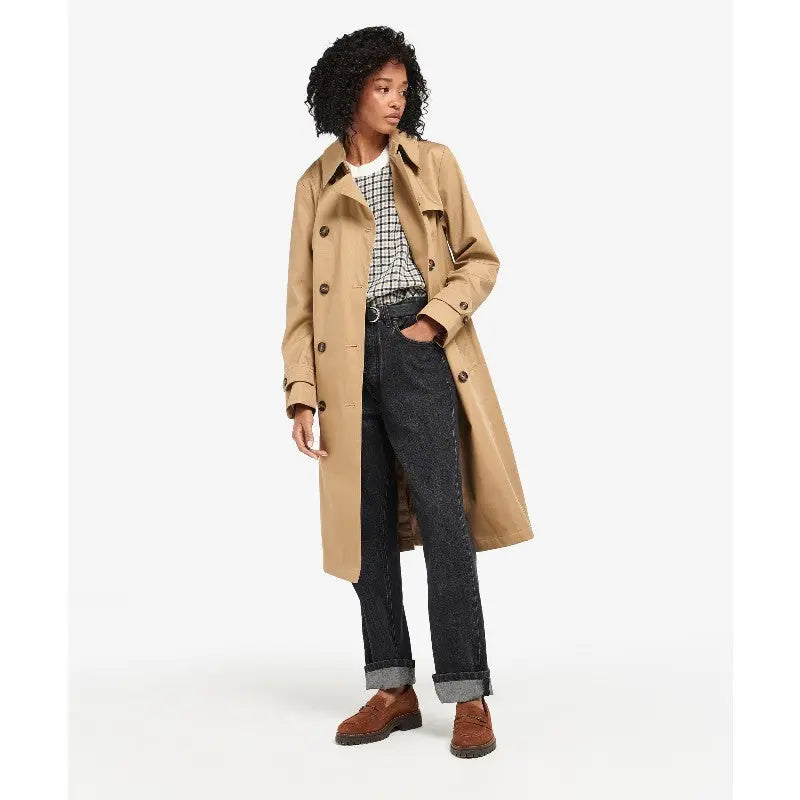 Barbour Greta Ladies Showerproof Trench Coat