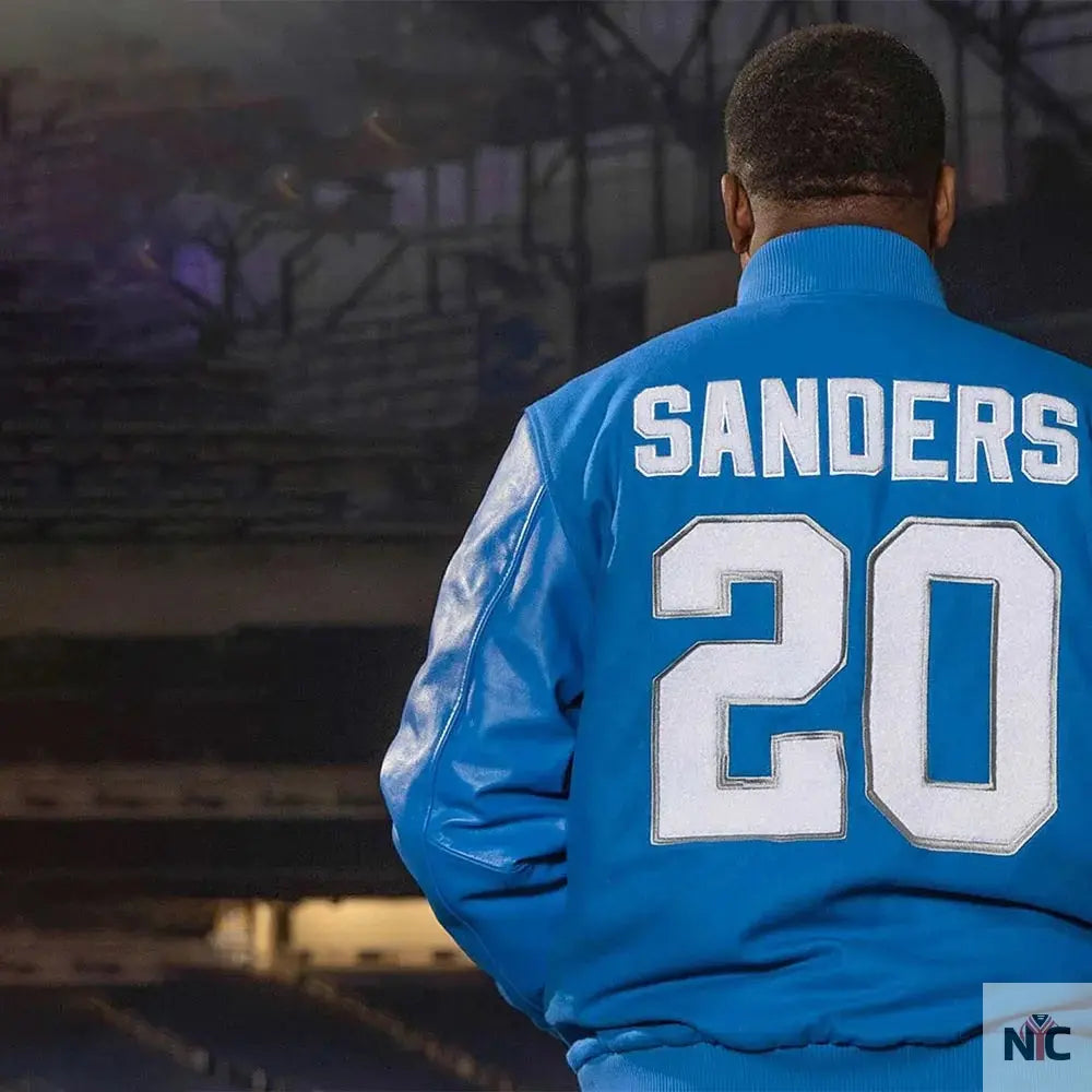 Barry Sanders Detroit Lions Jacket
