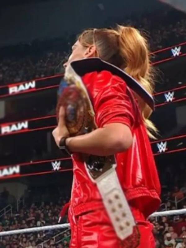 Becky Lynch WWE Monday Night RAW Red Jacket