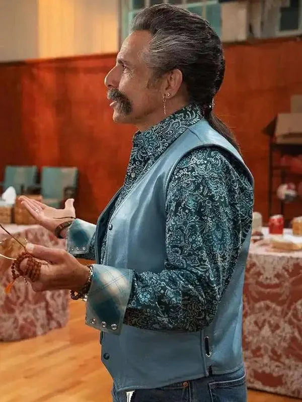 Ben Stiller Happy Gilmore 2 Blue Vest