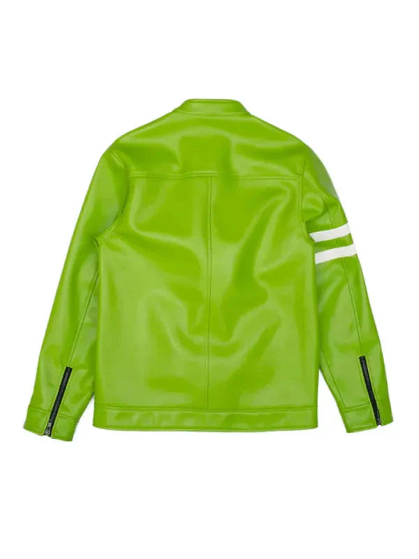 Ben 10 Cosplay Green Leather Jacket