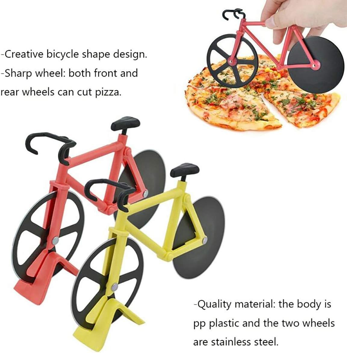 Bicycle Pizza Cutter (Yellow)