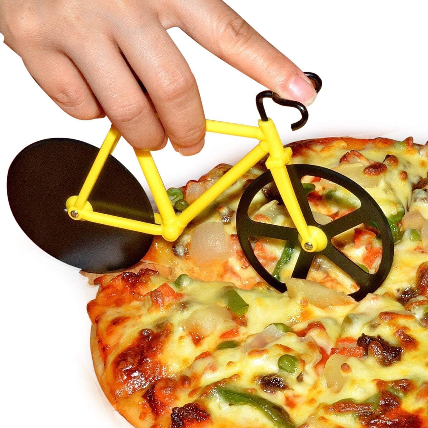 Bicycle Pizza Cutter (Red)