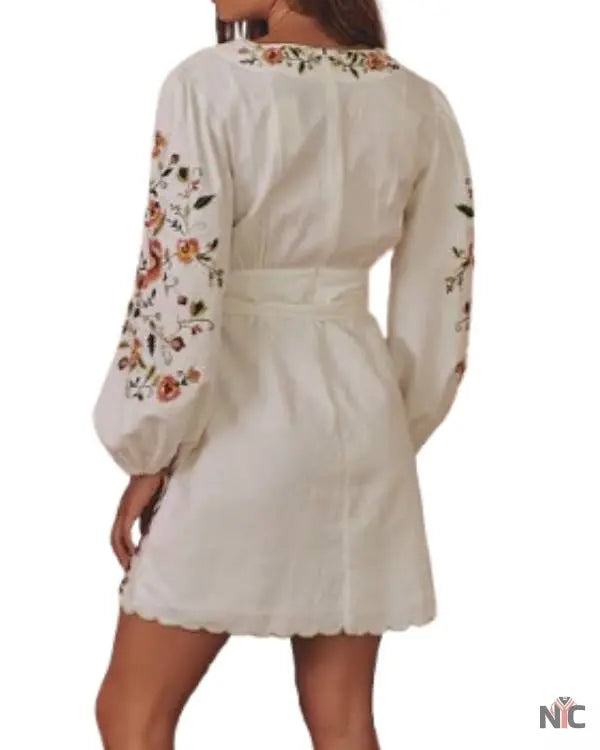Billion Dollar Playground White Floral Dress