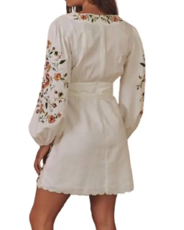 Billion Dollar Playground White Floral Dress