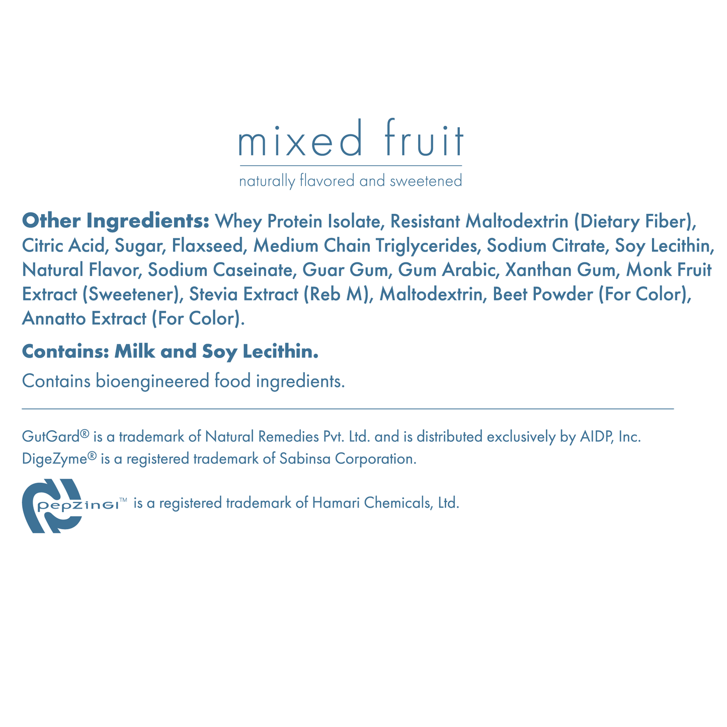 Mixed Fruit Beverage