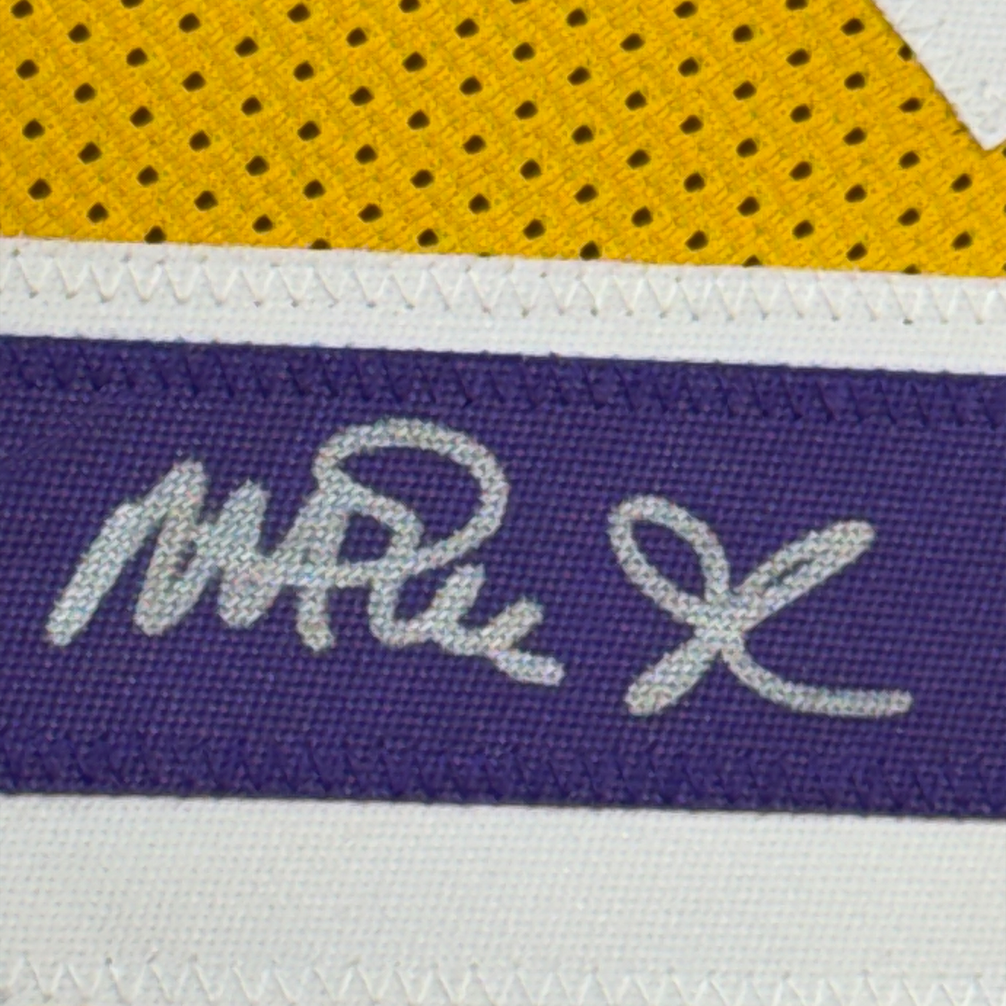 Framed Autographed/Signed Larry Bird & Magic Johnson 35x39 Dual Basketball Jersey JSA COA