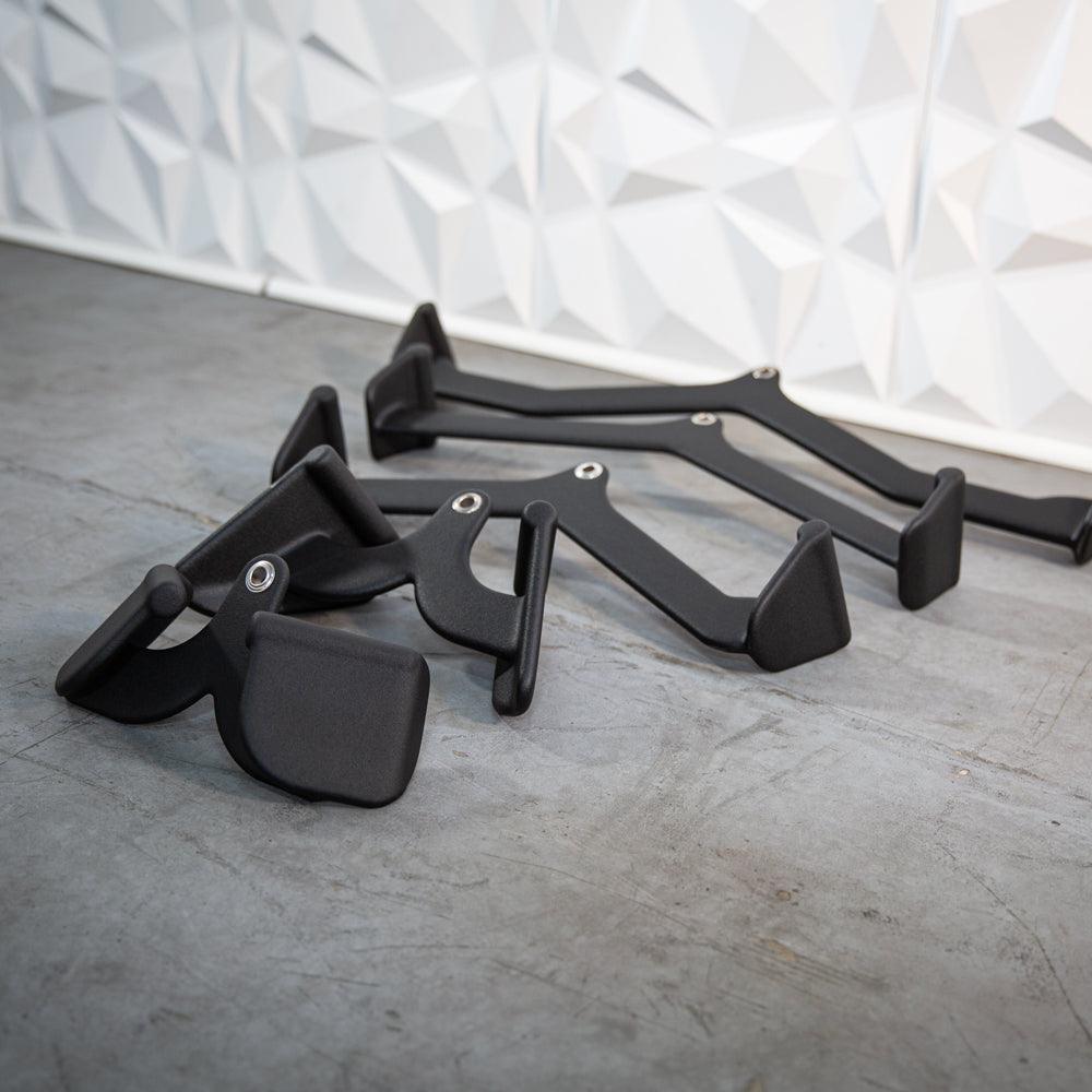 Functional Grip Cable Attachment Kit - Black - Ergonomic Grip - Muscle D Fitness