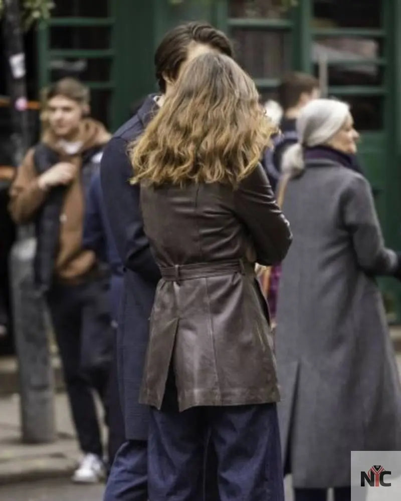 Black Doves 2024 Keira Knightley Leather Jacket