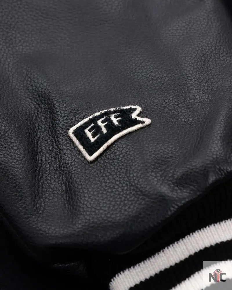 Black Fives Varsity Jacket