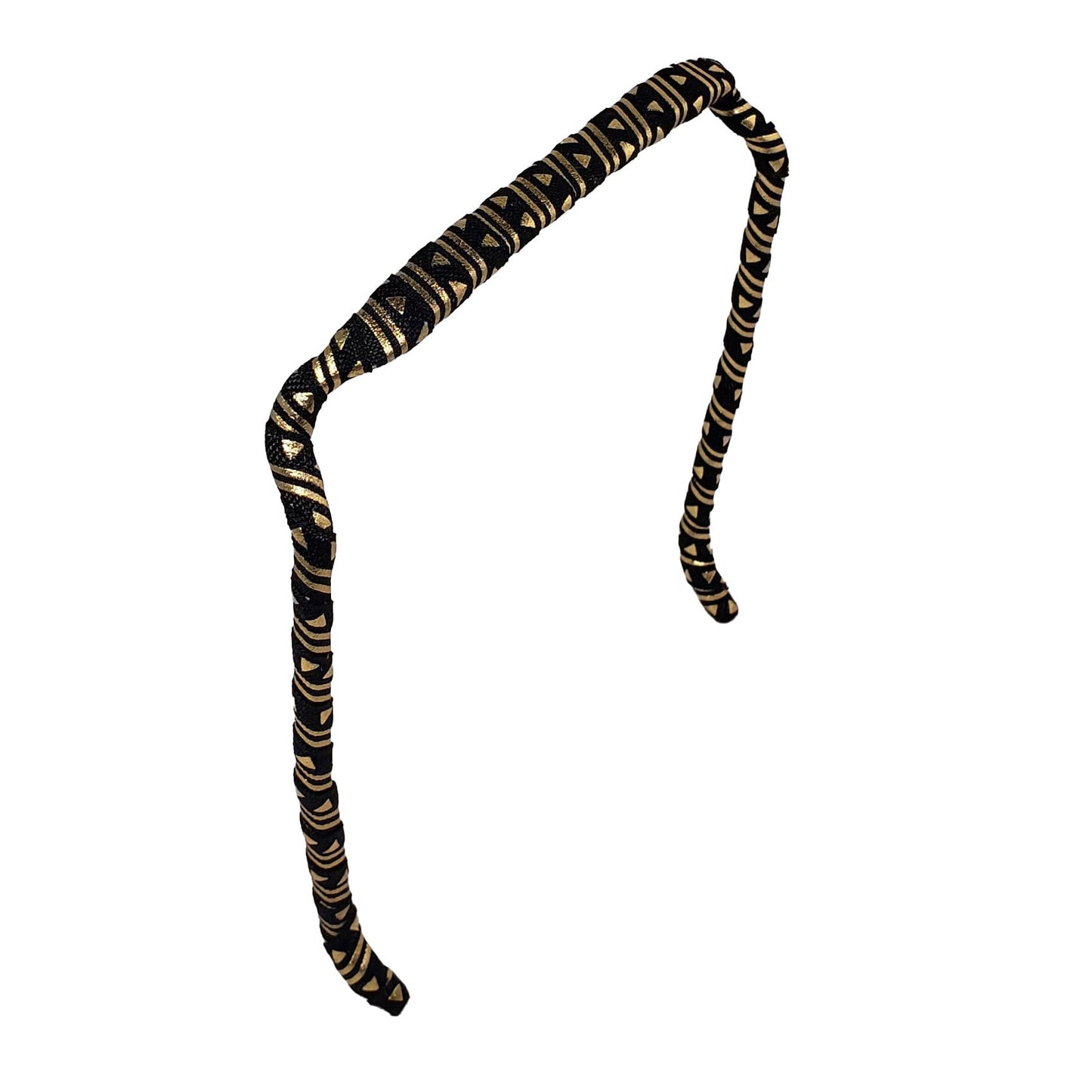 Black 'n' Gold Aztec Headband