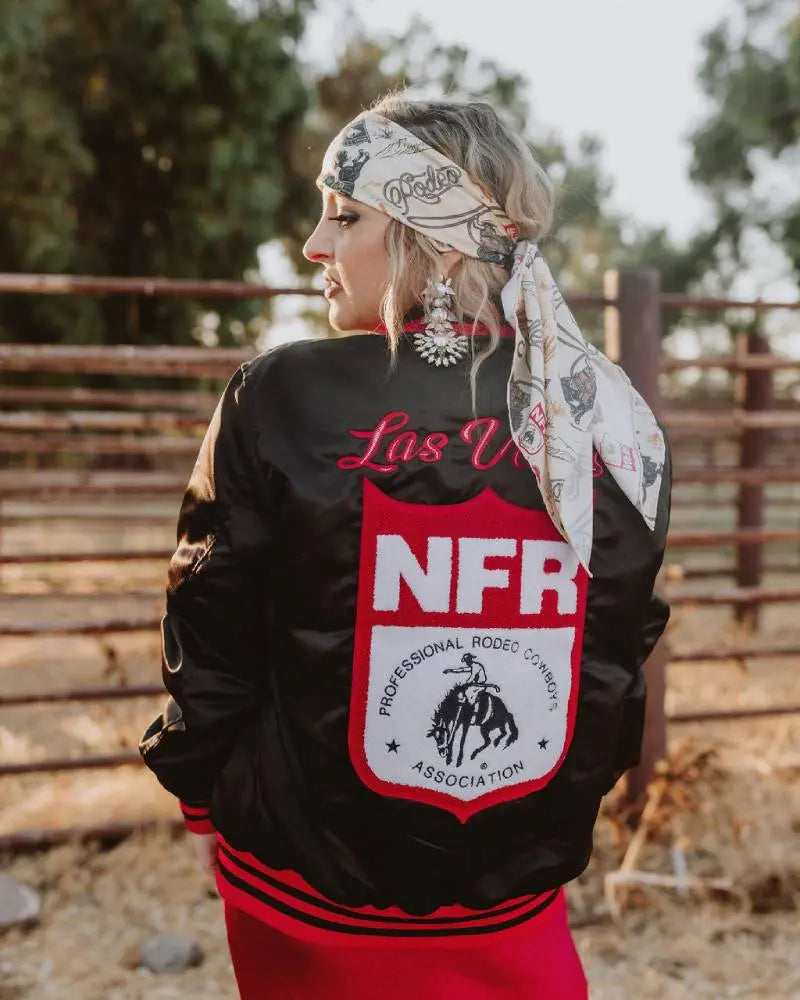 Black Classic NFR Bomber