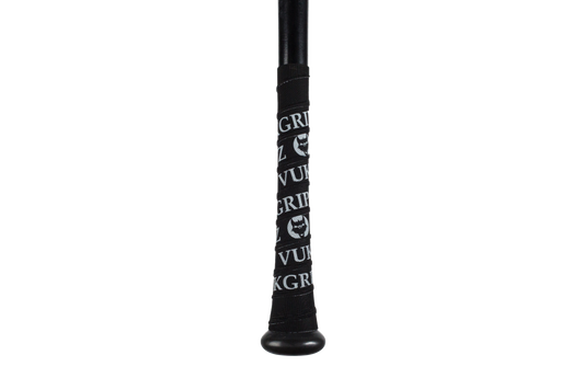 Black Bat Grip Tape with White