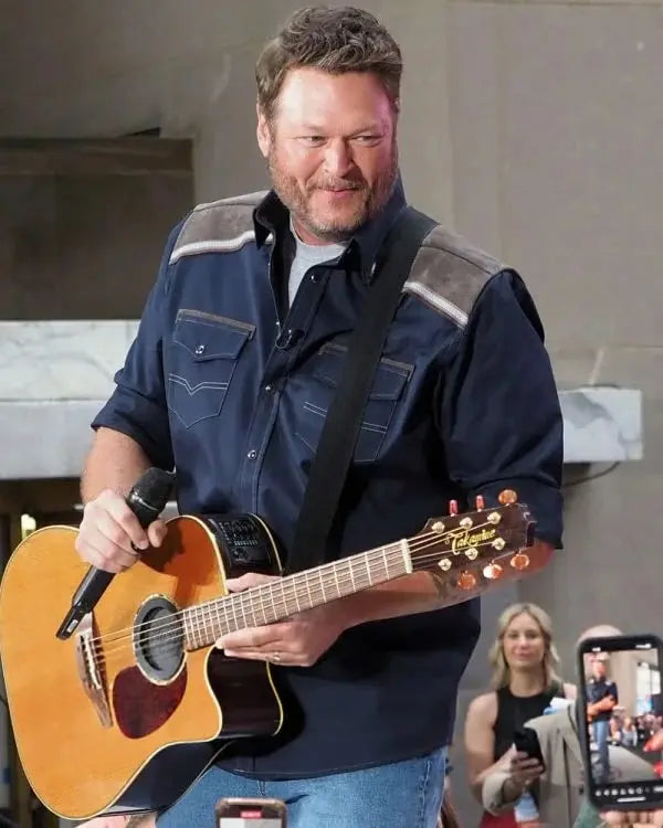 Blake Shelton NBC Today Citi Concert Western Shirt