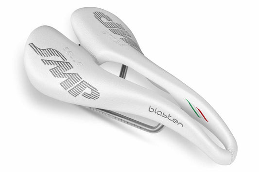 Selle SMP Blaster Saddle with Carbon Rails (White)