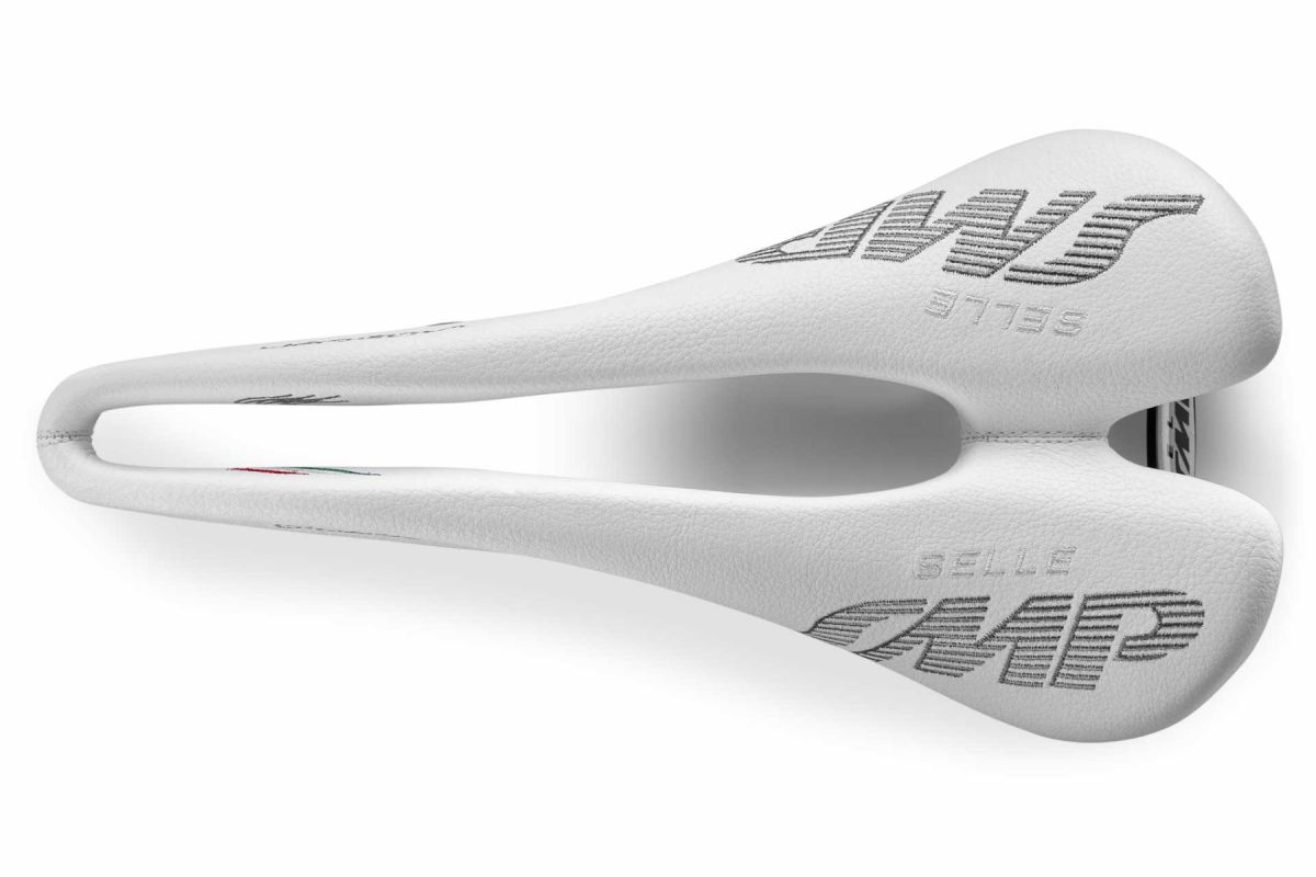 Selle SMP Blaster Saddle with Steel Rails (White)