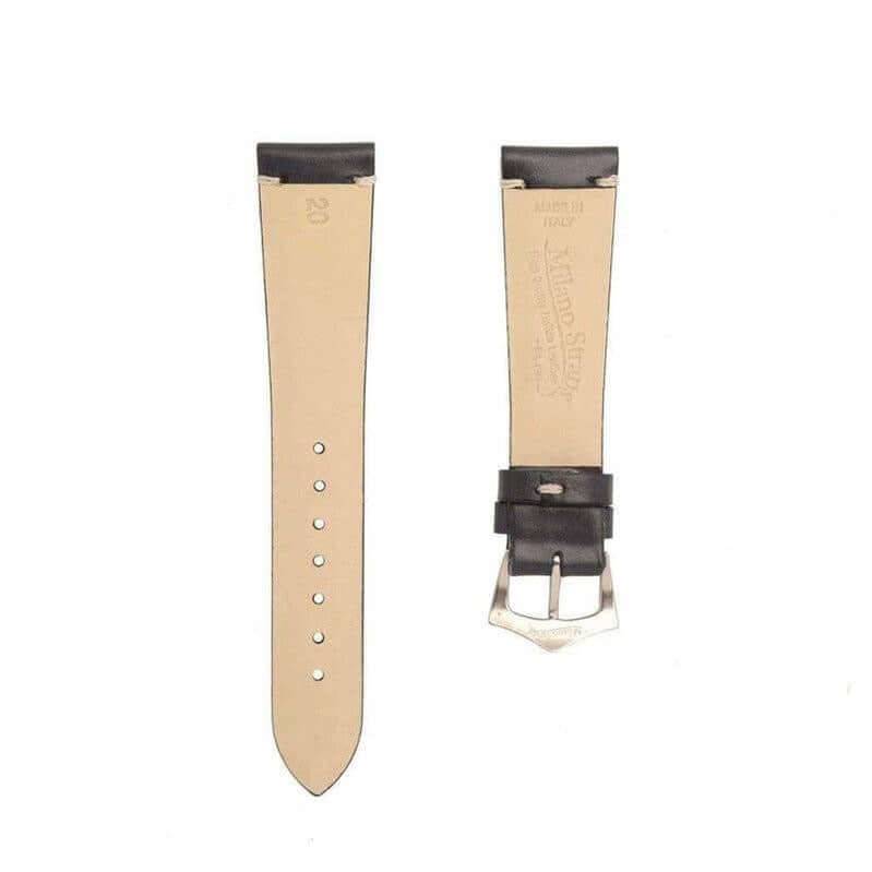 Blue Calfskin Leather Vintage Watch Strap