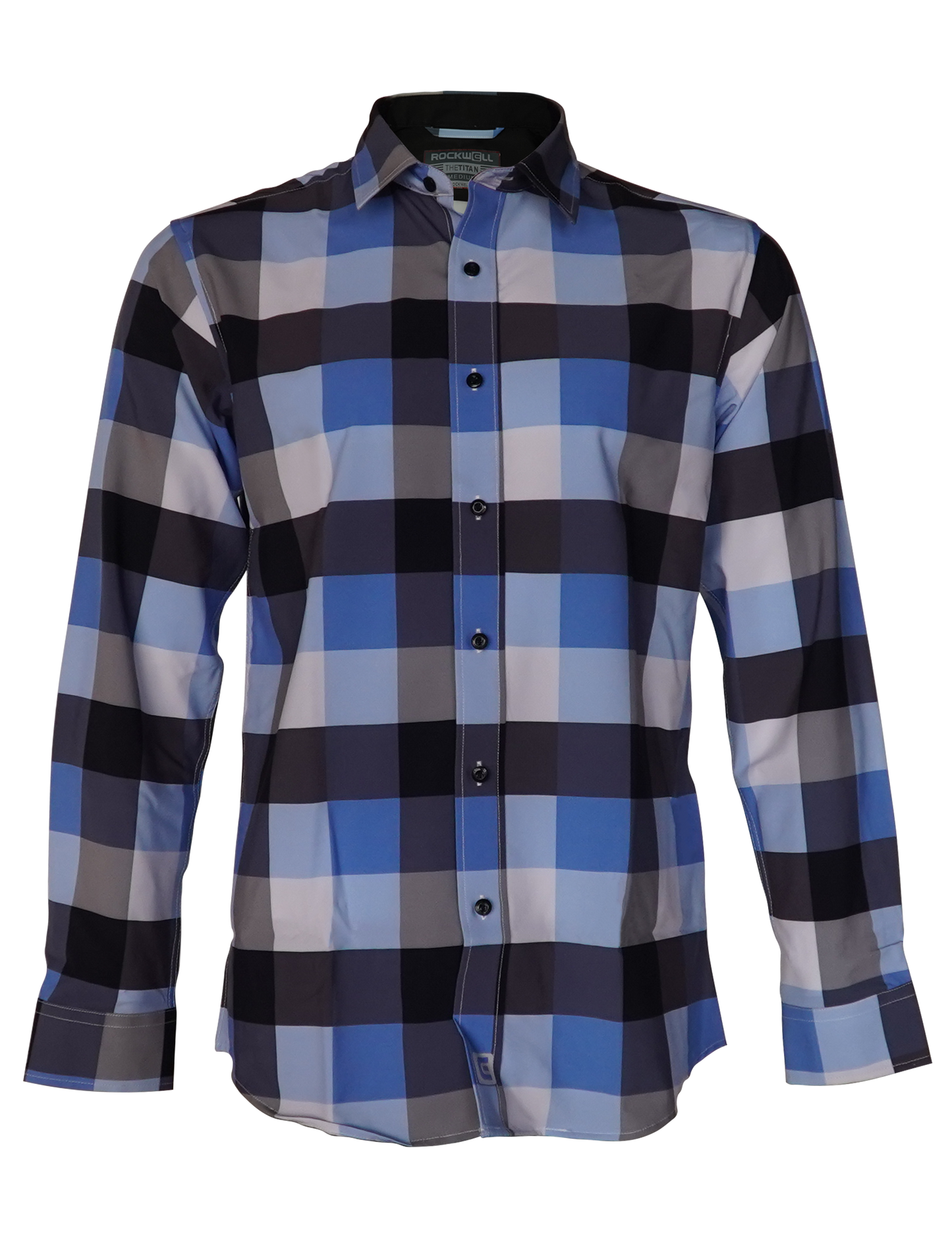 The Titan - Blue Pattern Long Sleeve