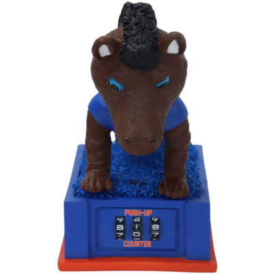Buster Bronco Boise State Broncos Mascot Push-Up Counter Bobblehead