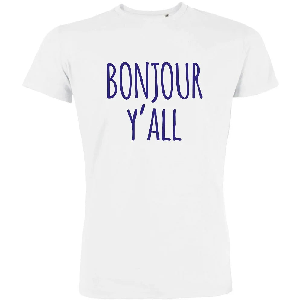 Bonjour Y'all Men's Organic Tee