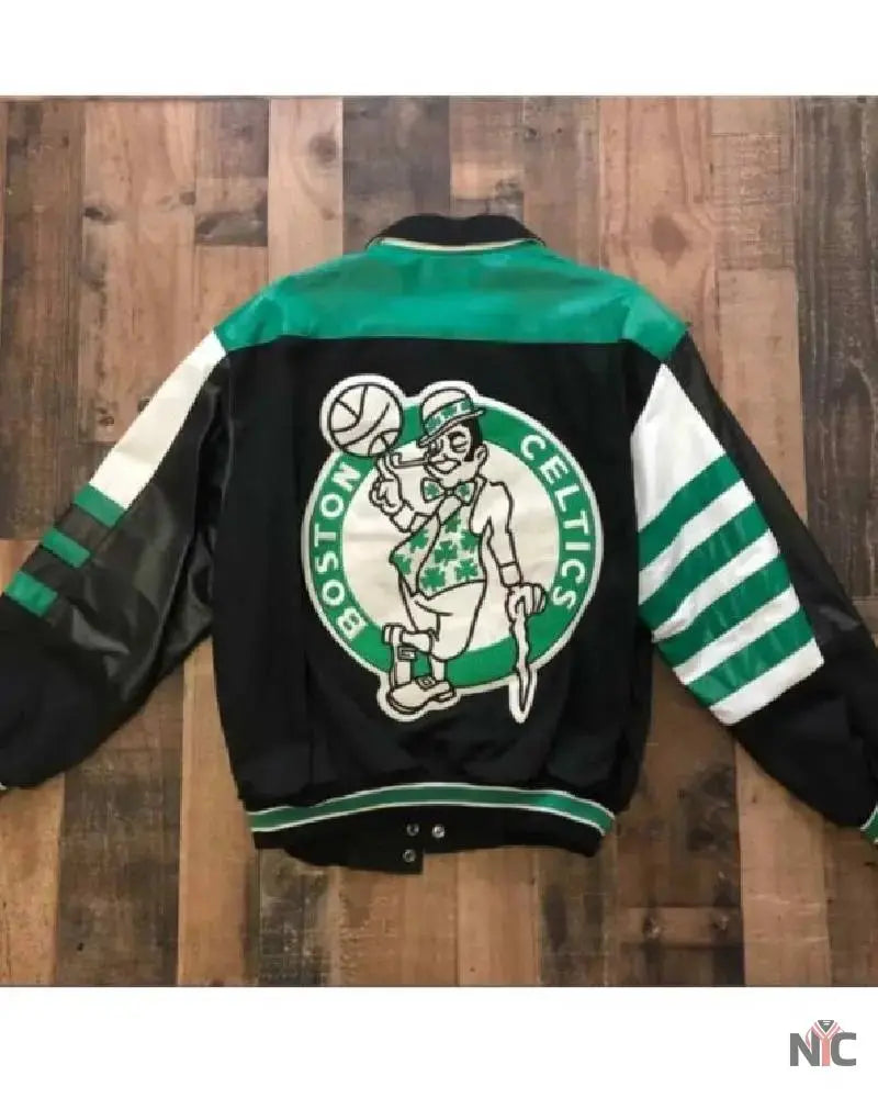 Boston Celtics NBA Jeff Hamilton Varsity Jacket