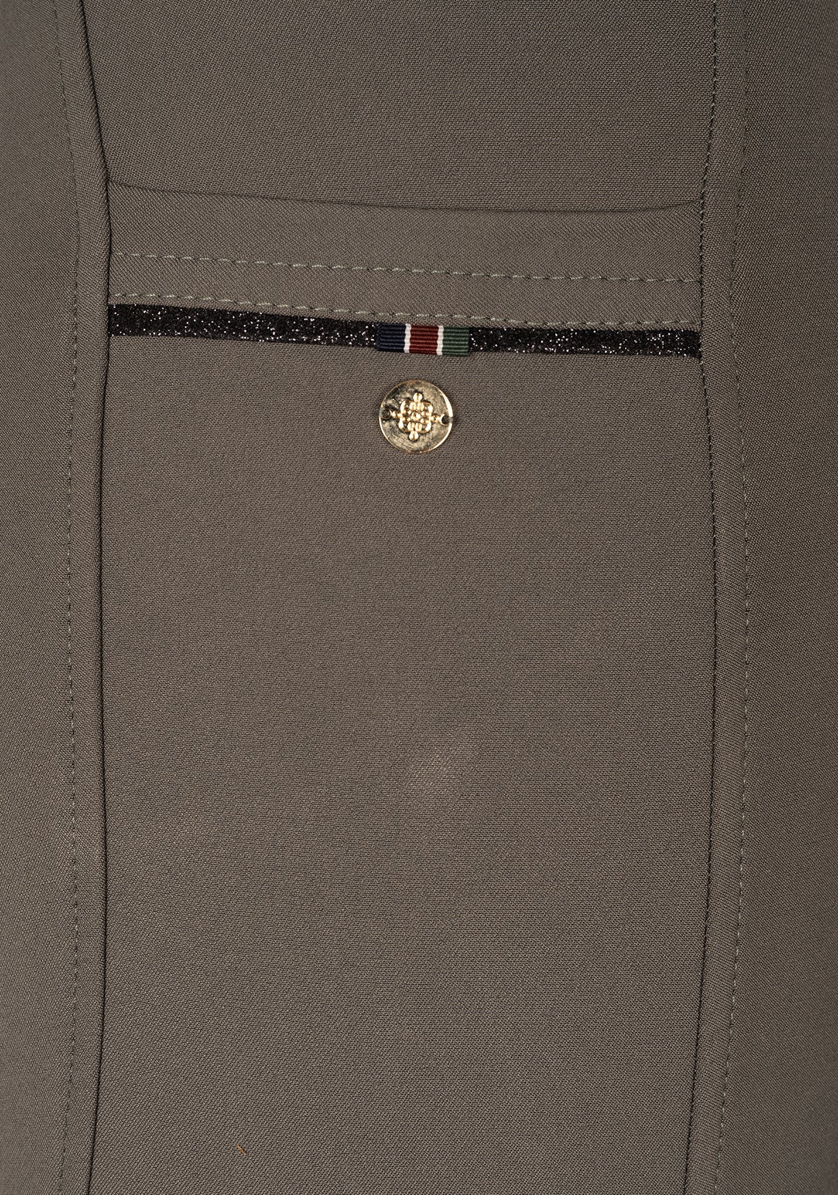 Inspire Full Seat High Waist Dusky Green Bamboo Breeches