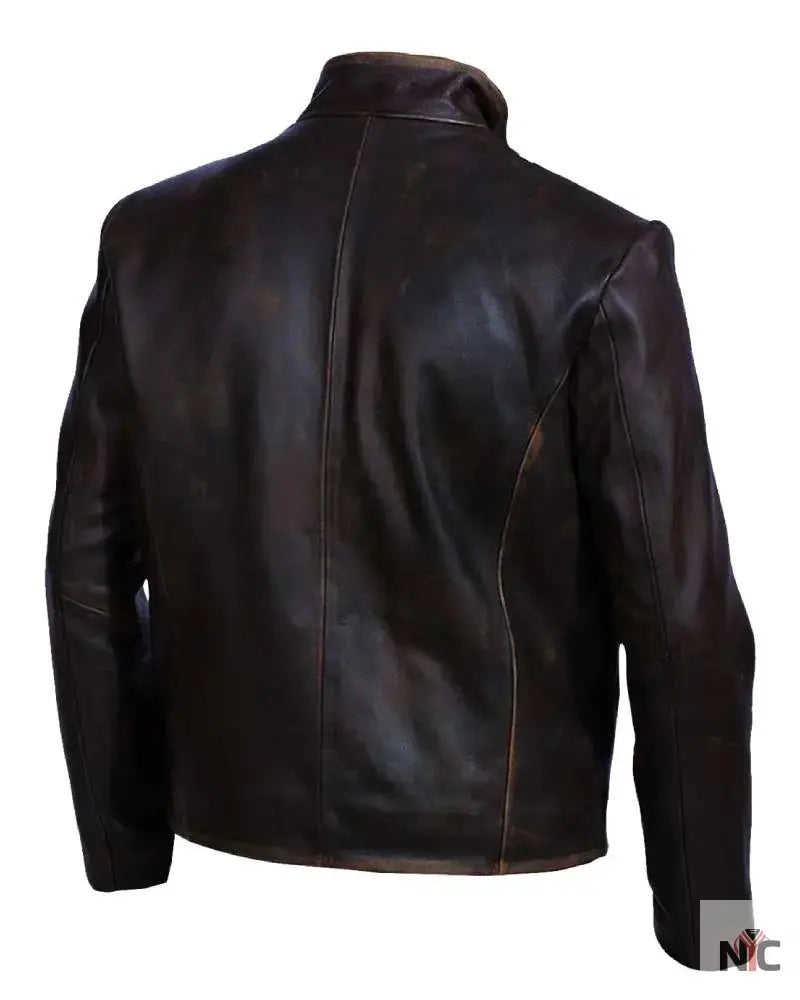 Brent Biker Leather Jacket