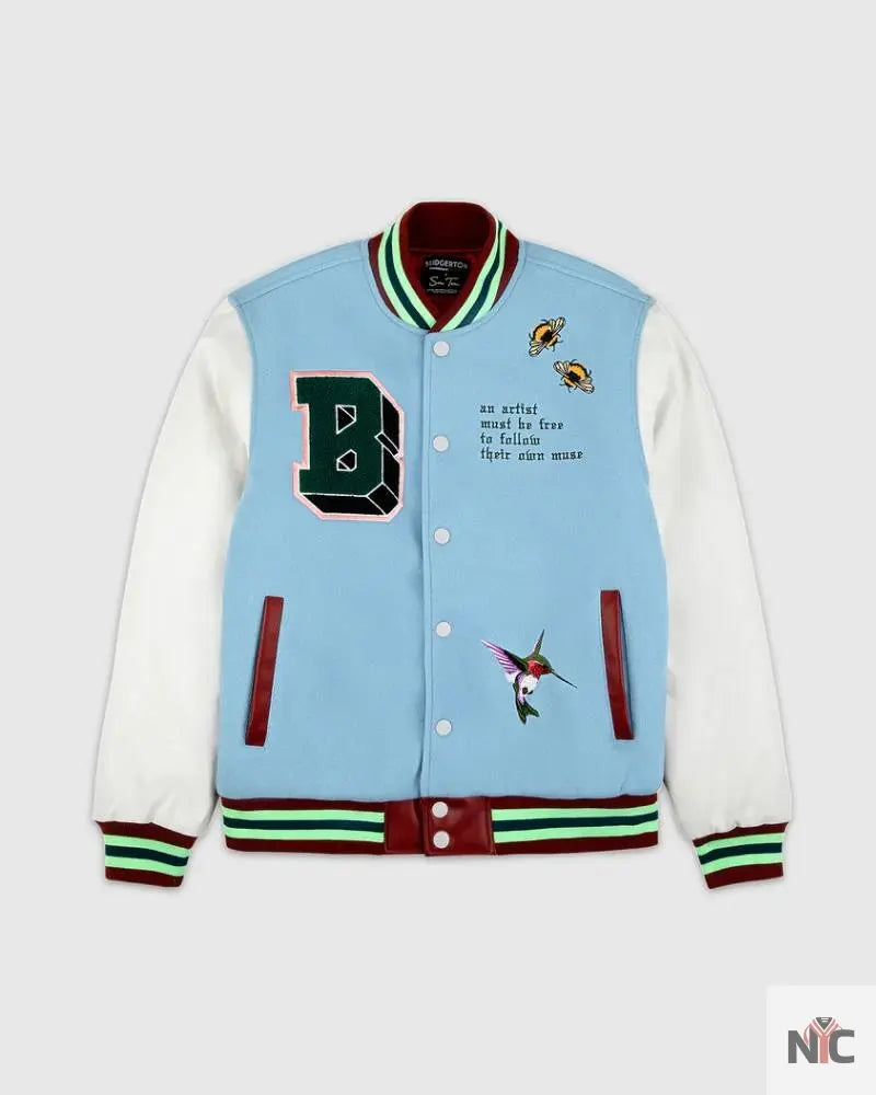Bridgerton x Sue Tsai Varsity Jacket