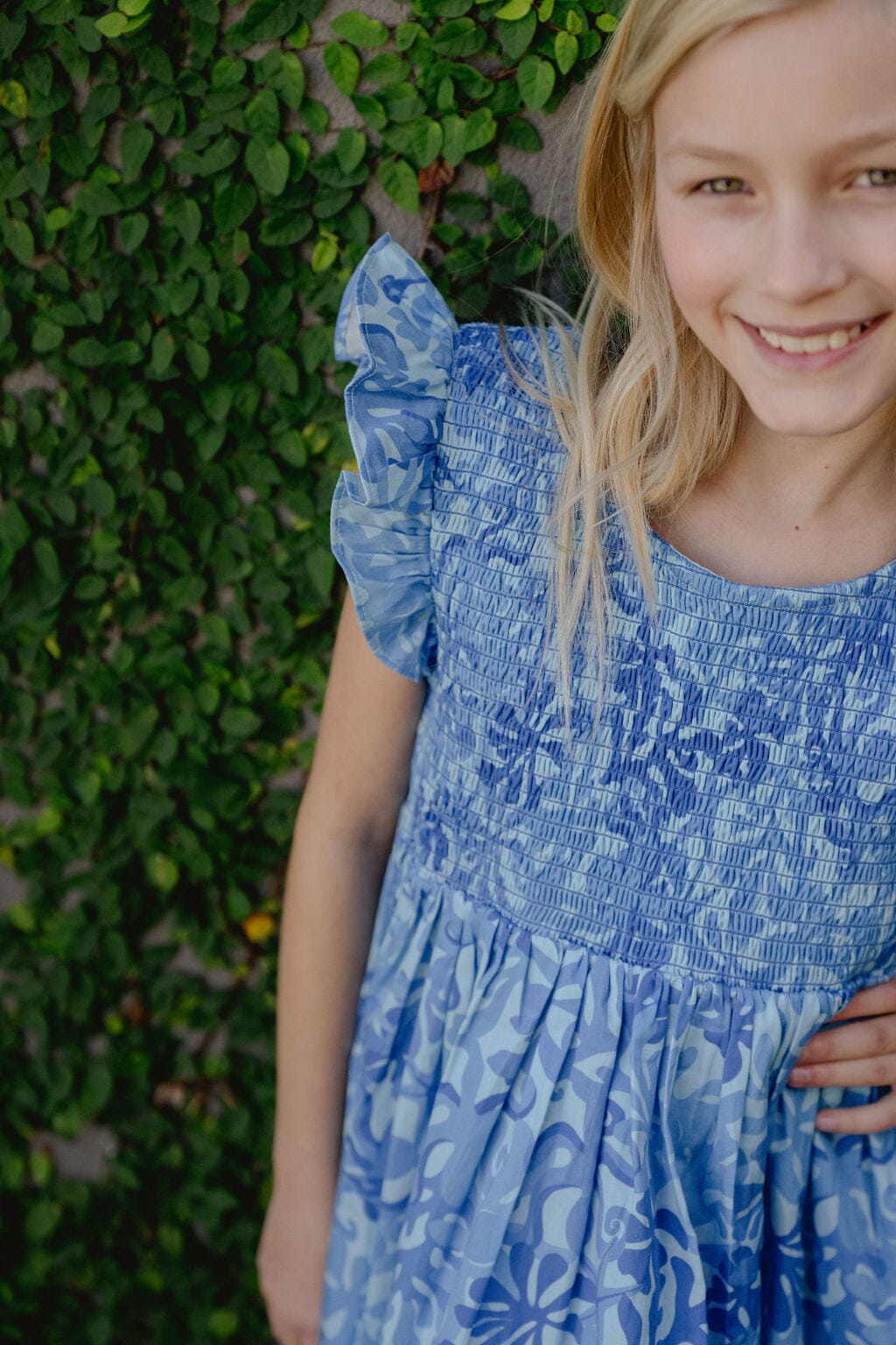 Girls Olive Dress