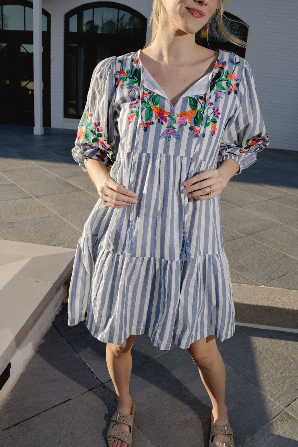 Paula Mini Dress | Striped