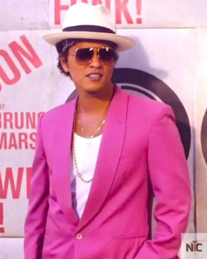 Bruno Mars Pink Blazer