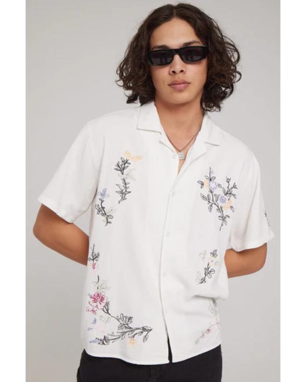 Neighbours 2025 Xavier Molyneux White Resort Shirt