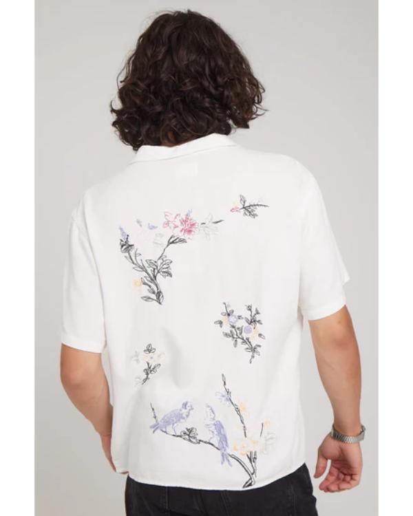 Neighbours 2025 Xavier Molyneux White Resort Shirt