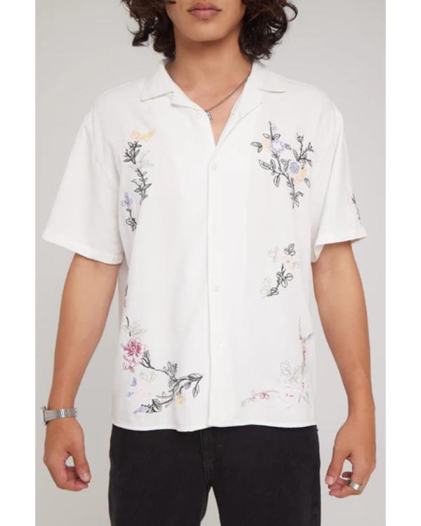 Neighbours 2025 Xavier Molyneux White Resort Shirt