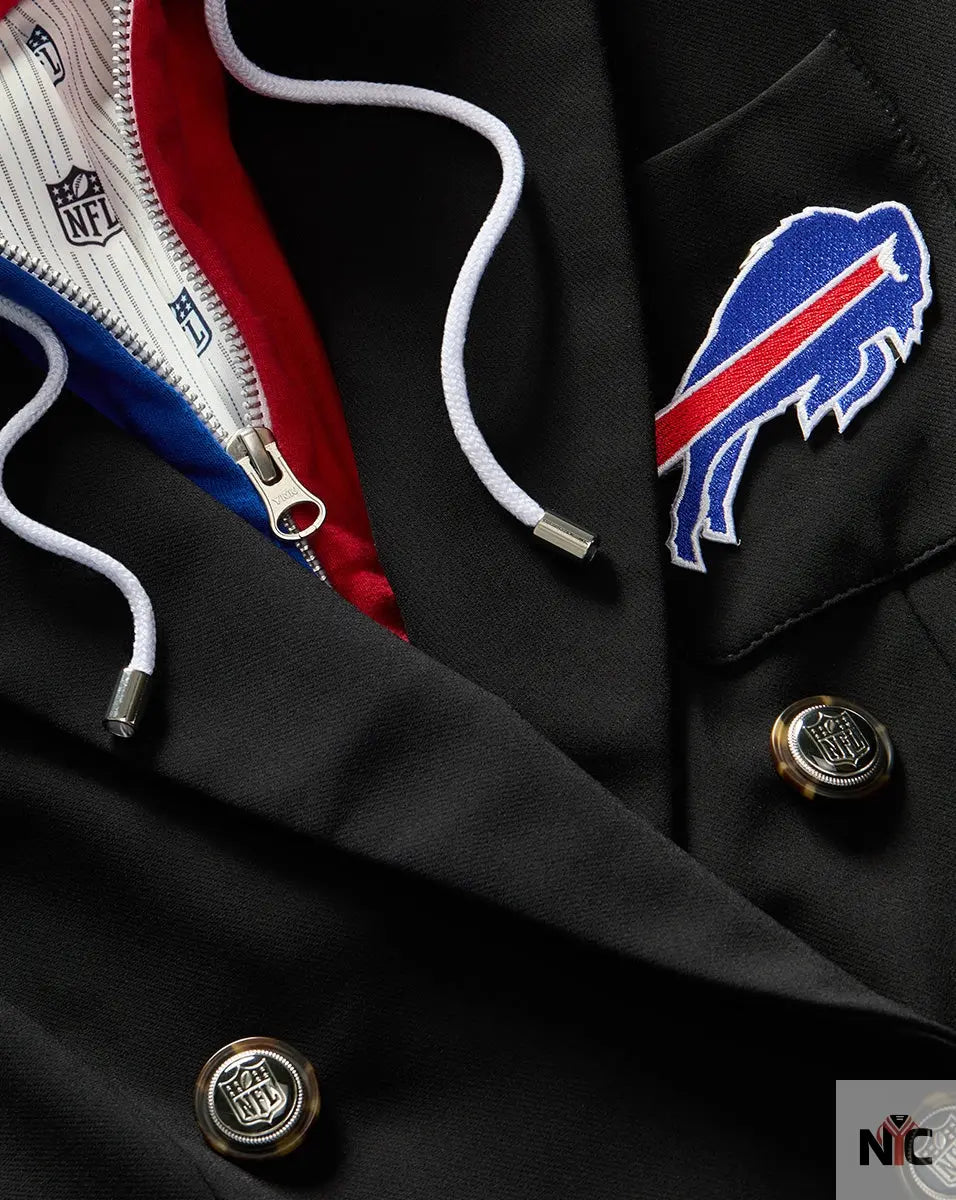 Buffalo Bills Veronica Beard Black Dickey Jacket